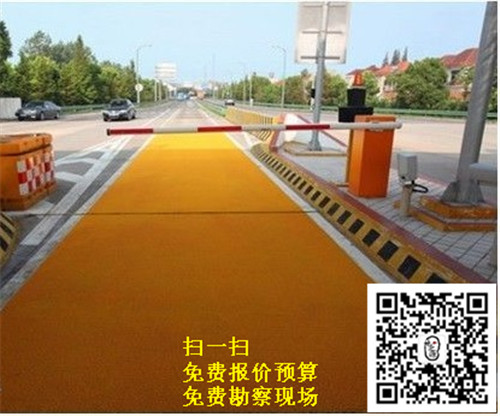 山东高速路收费口防滑路面修补,服务区
